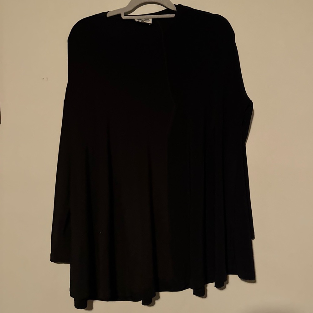 GUC Show Me Your MuMu Classic Black Tunic Top- Size Small